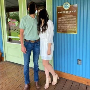 Bridal Shower White Short Dress